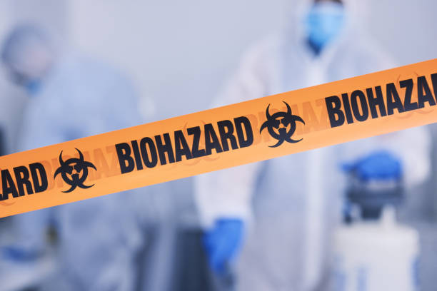 Professional Biohazard Cleanup technician working in Decatur, IL